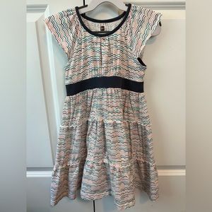 Tea Collection Girls Australia Bondi Wave Twirl Dress (Size 5)